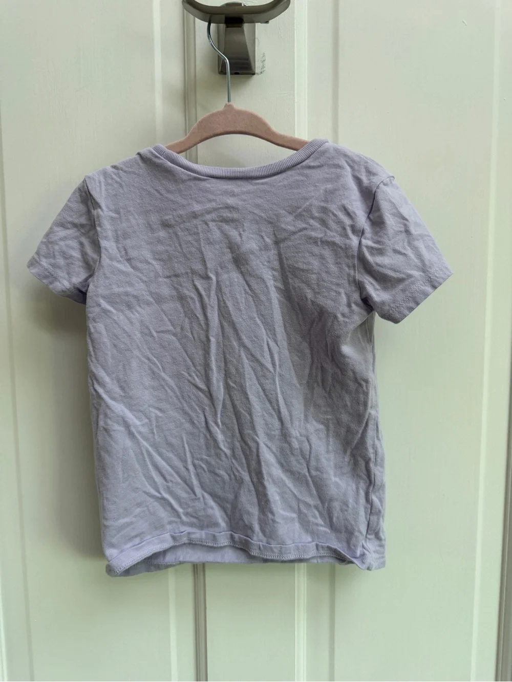 Old Navy 4T Girls Light Purple Pretty Fabulous Short Sleeve Tee Shirt Top Blouse